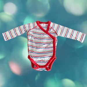 Hanna Andersson Striped Cotton Onesie